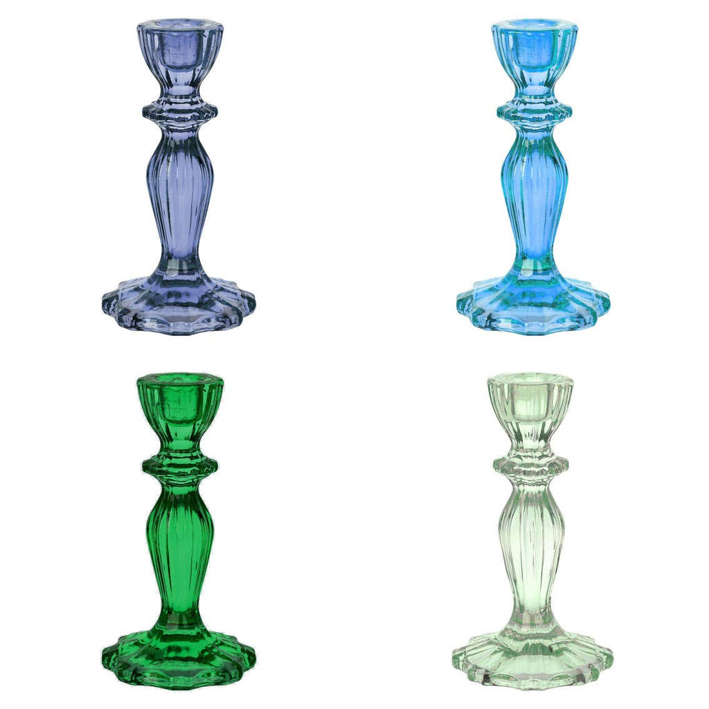 Cool Glass Candle Holders Set