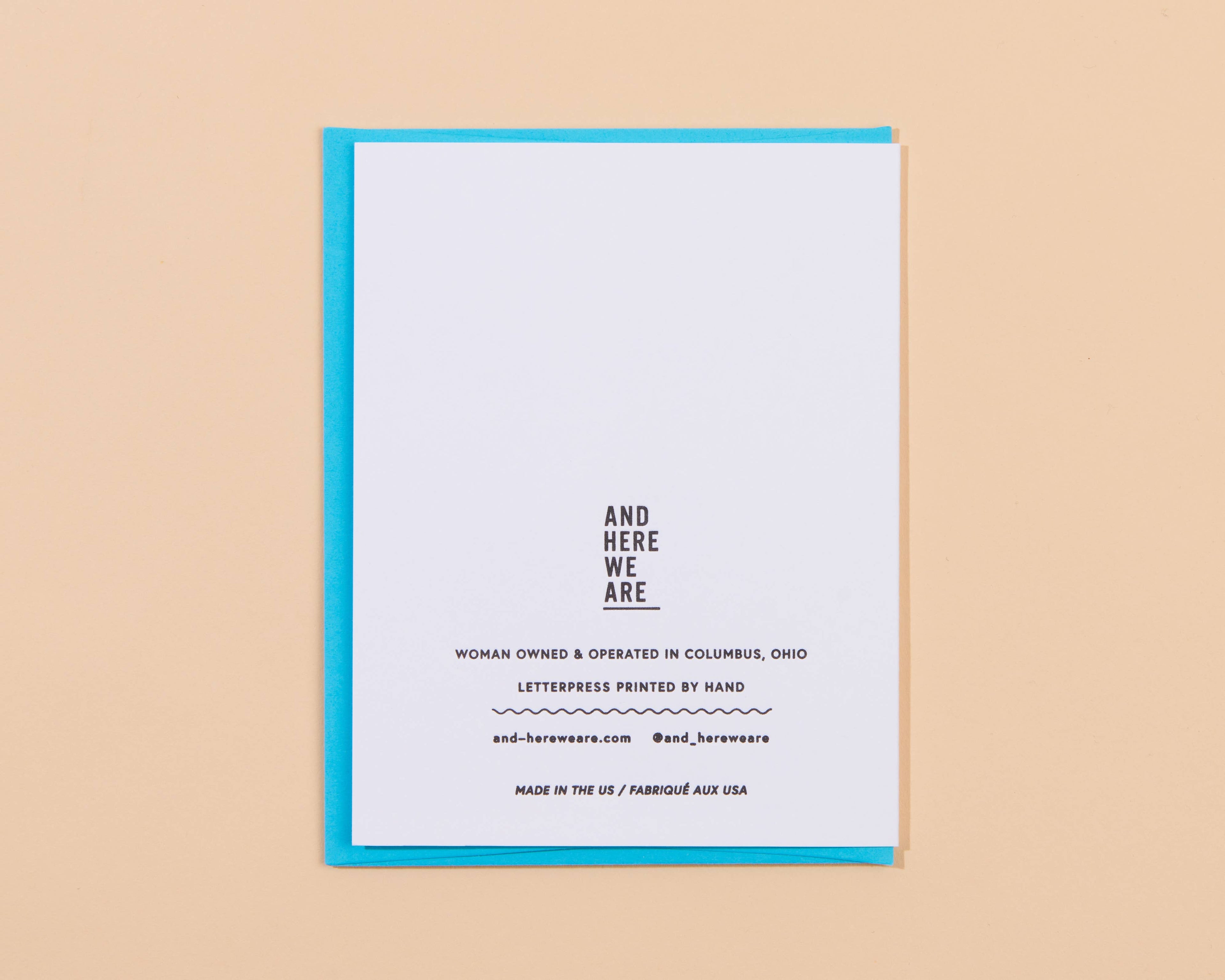 Dad You Rock Birthday Letterpress Greeting Card