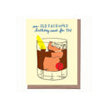 Old Fashioned Birthday Greeting Card
