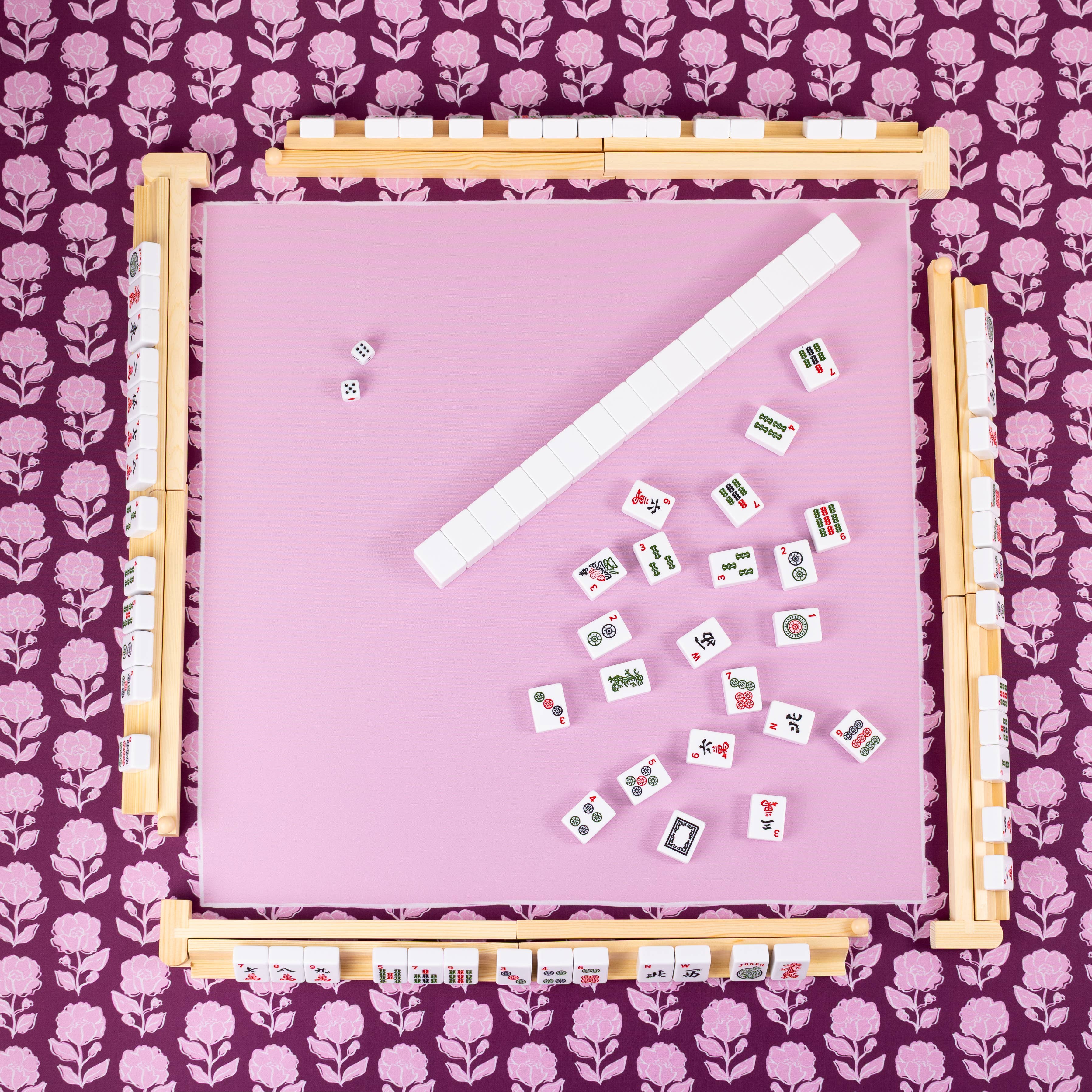 Floral Mahjong Mats PREORDER SHIPS LATE JULY