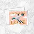 Carrier Pigeon Card