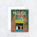 Miss you card