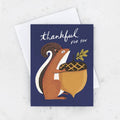 Thankful Squirrel Card