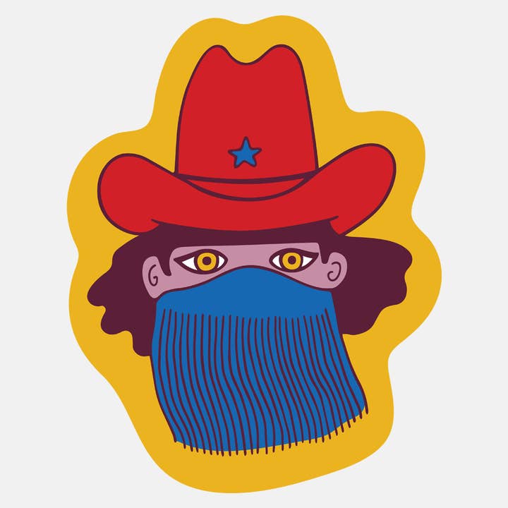 Cowgirl Sticker