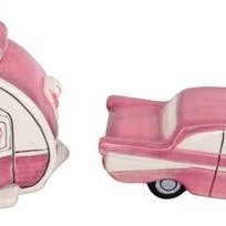 Pink Retro Camper Salt and Pepper Set