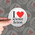 I <3 Sci-fi Sticker