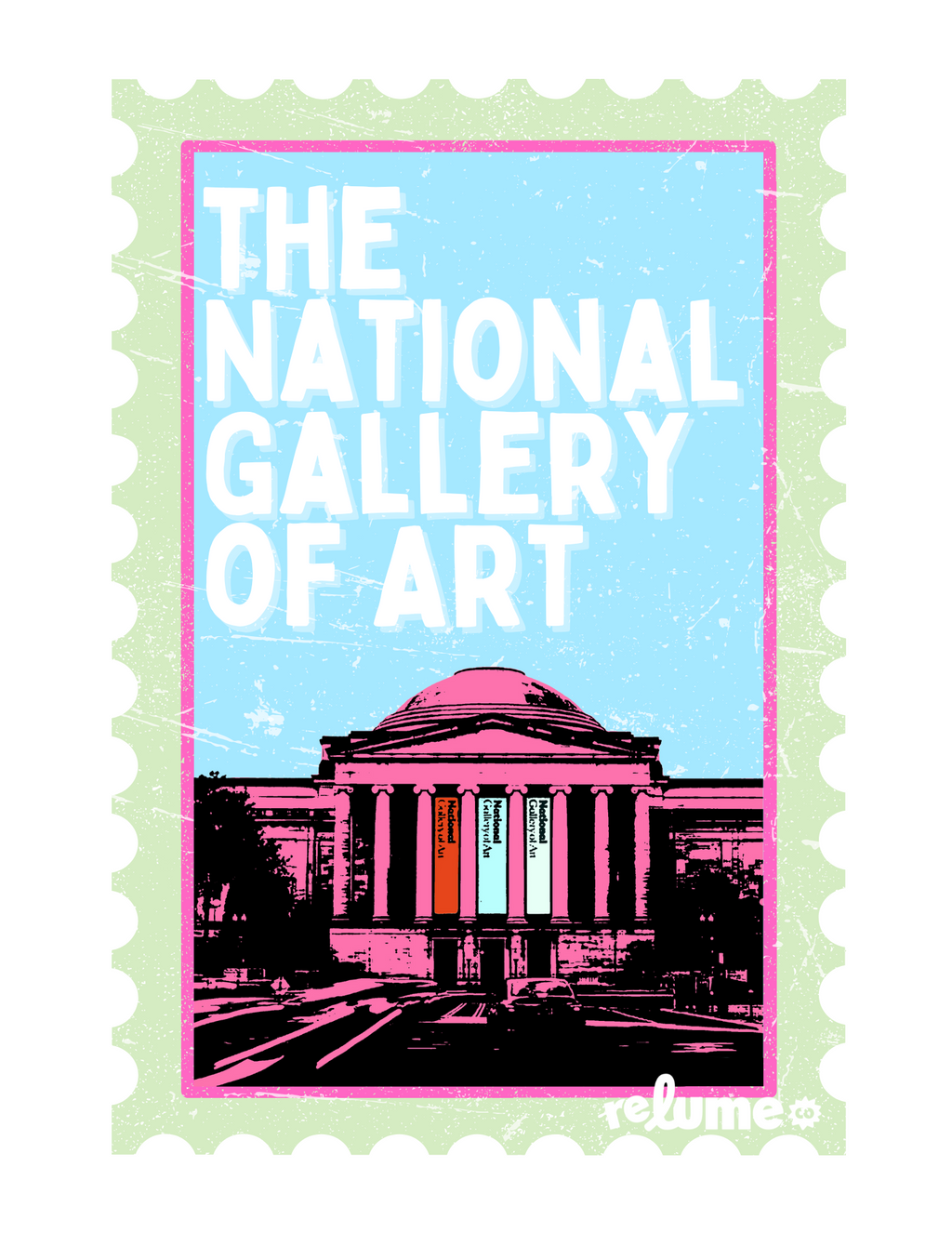 Vintage Holy Grail - DC Stamp Prints