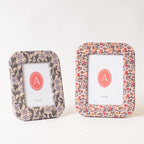 Floral Fabric Picture Frames