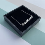 Baked Goods word Necklace stainless steel silver baking