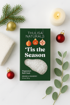 Seasonal Christmas Magnesium Bath Soak | orange + cranberry