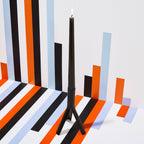 Rocket Taper Candle Holder by Lex Pott - 6.5"H, Black, steel