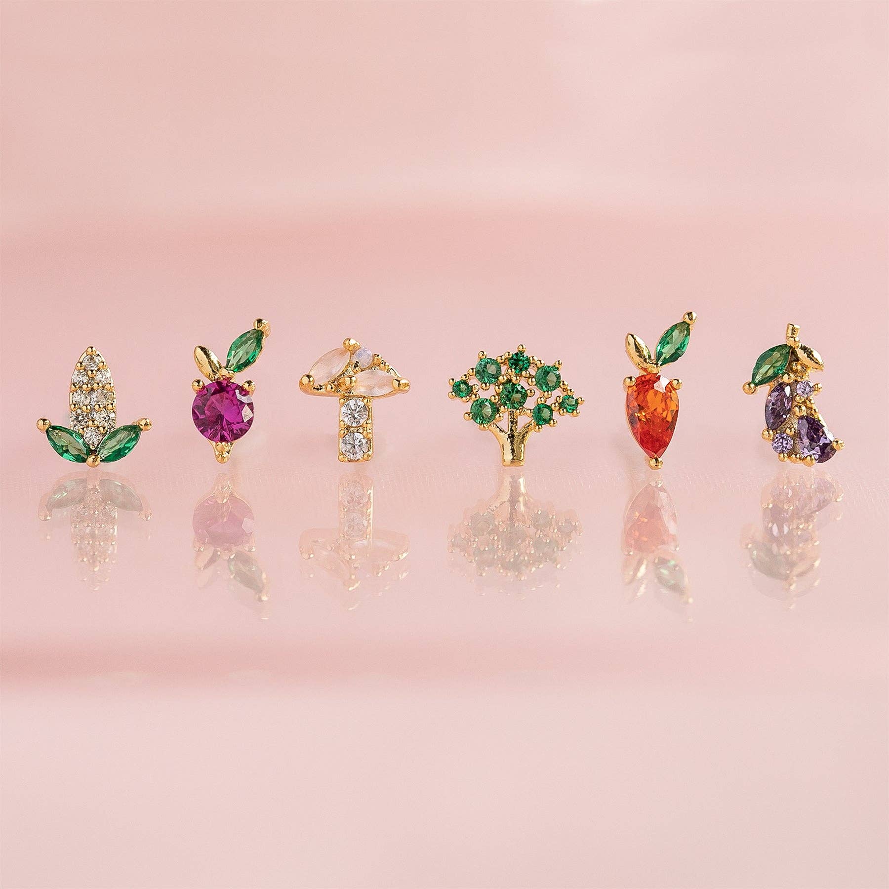 Farmers Market Veggie Stud Set