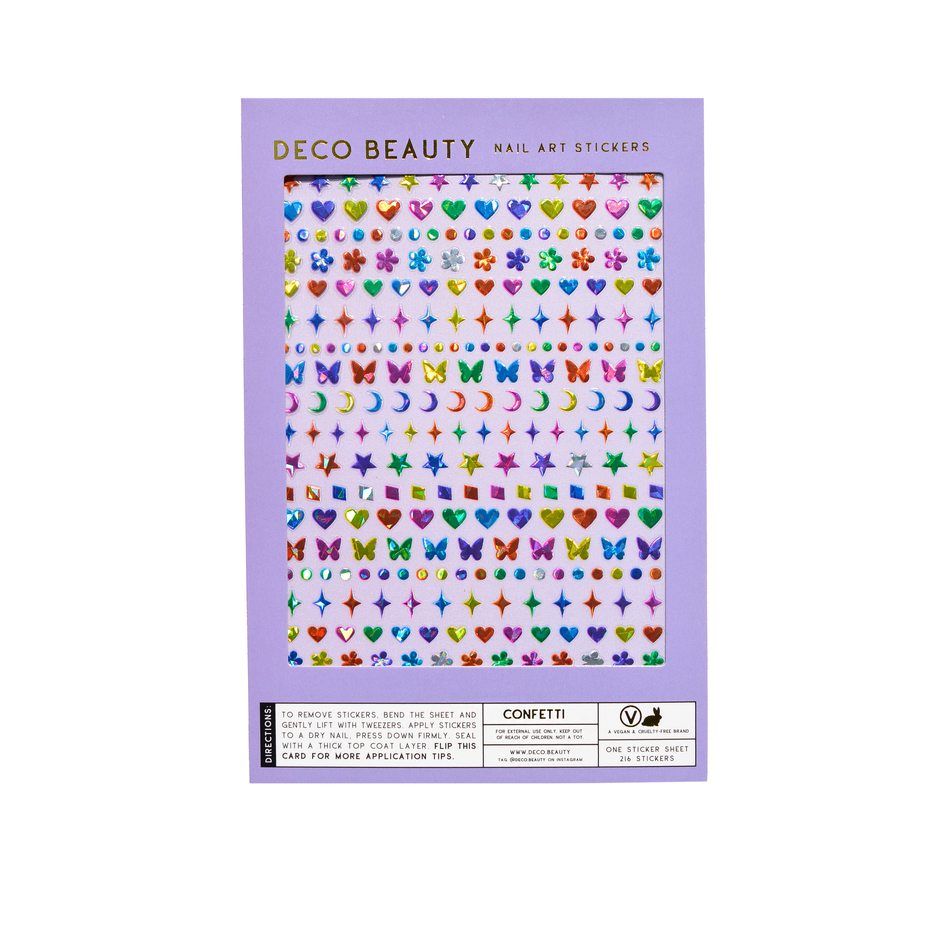 Nail Art Stickers - CONFETTI