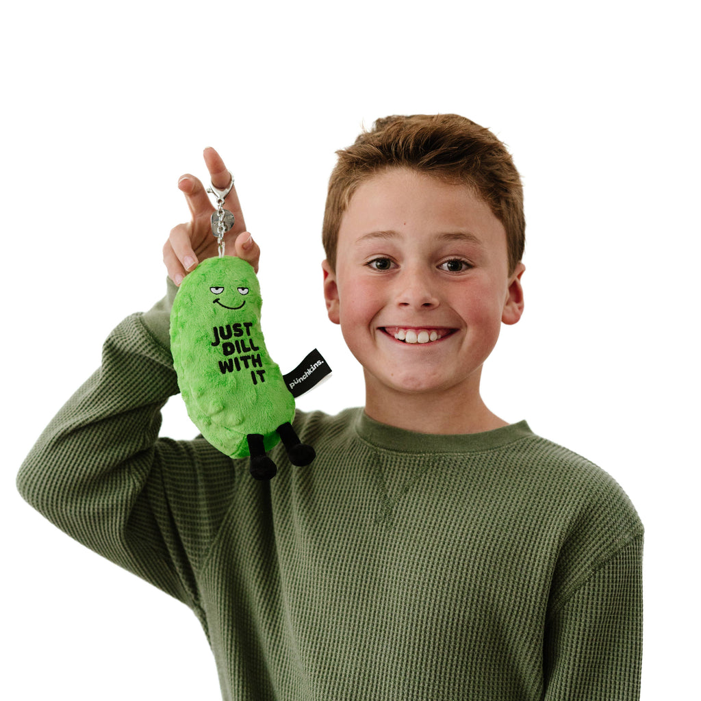 Dill Pickle Plush Bag Charm