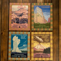 National Park Posters Framed Print
