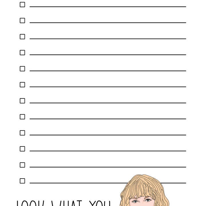 Look What You Made Me Do- Notepad