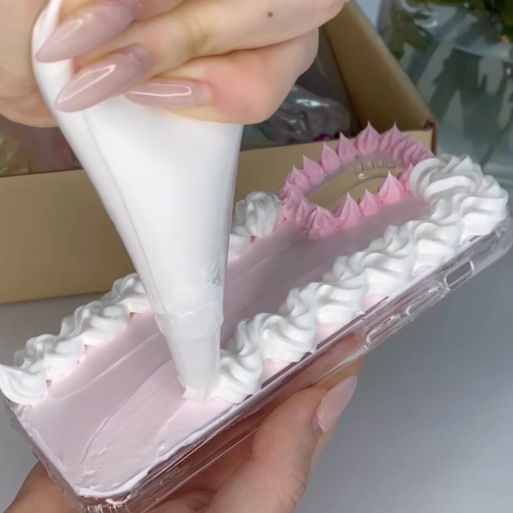 Rainbow Decoden Cream Set, Fake Whipped Cream Glue For DIY