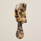 Scalloped Resin Handle Comb