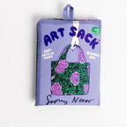 Lilacs Art Sack® By Sophy Naess - Reusable Floral Tote
