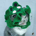 Crochet Frog Hat - Cat Hat - Pet Hat - Made to order