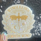 Wingleader Fourth Wing Holographic Sticker