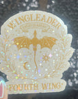 Wingleader Fourth Wing Holographic Sticker