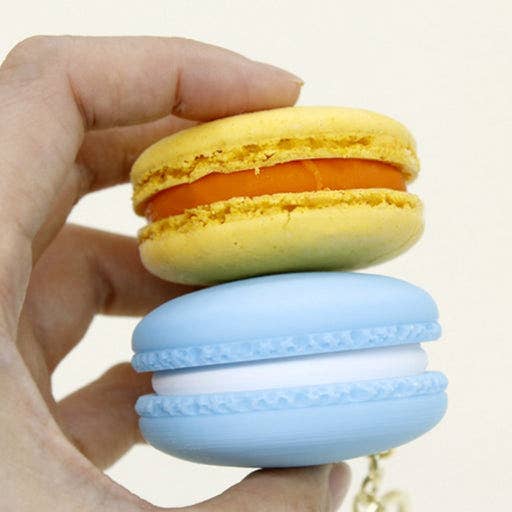Best-Selling Macaron Clicker Keychain–Viral Fidget Bag Charm