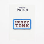 Honky Tonk Embroidered Iron on Patch - Western