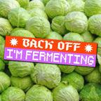 Back Off! I'm Fermenting Bumper Sticker