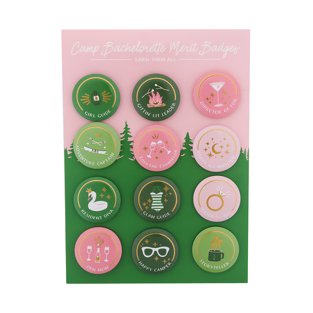 Camp Bachelorette Merit Badges