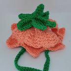 Crochet Tulip Hat - Cat Bonnet - Pet Hat
