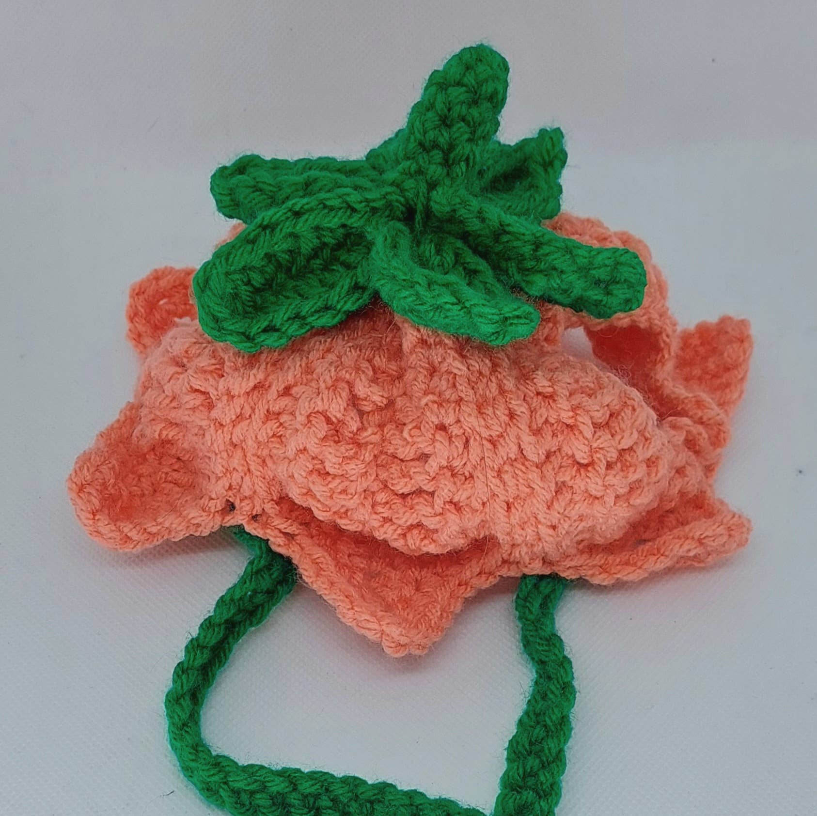 Crochet Tulip Hat - Cat Bonnet - Pet Hat