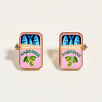 Sardine Can Stud Earrings