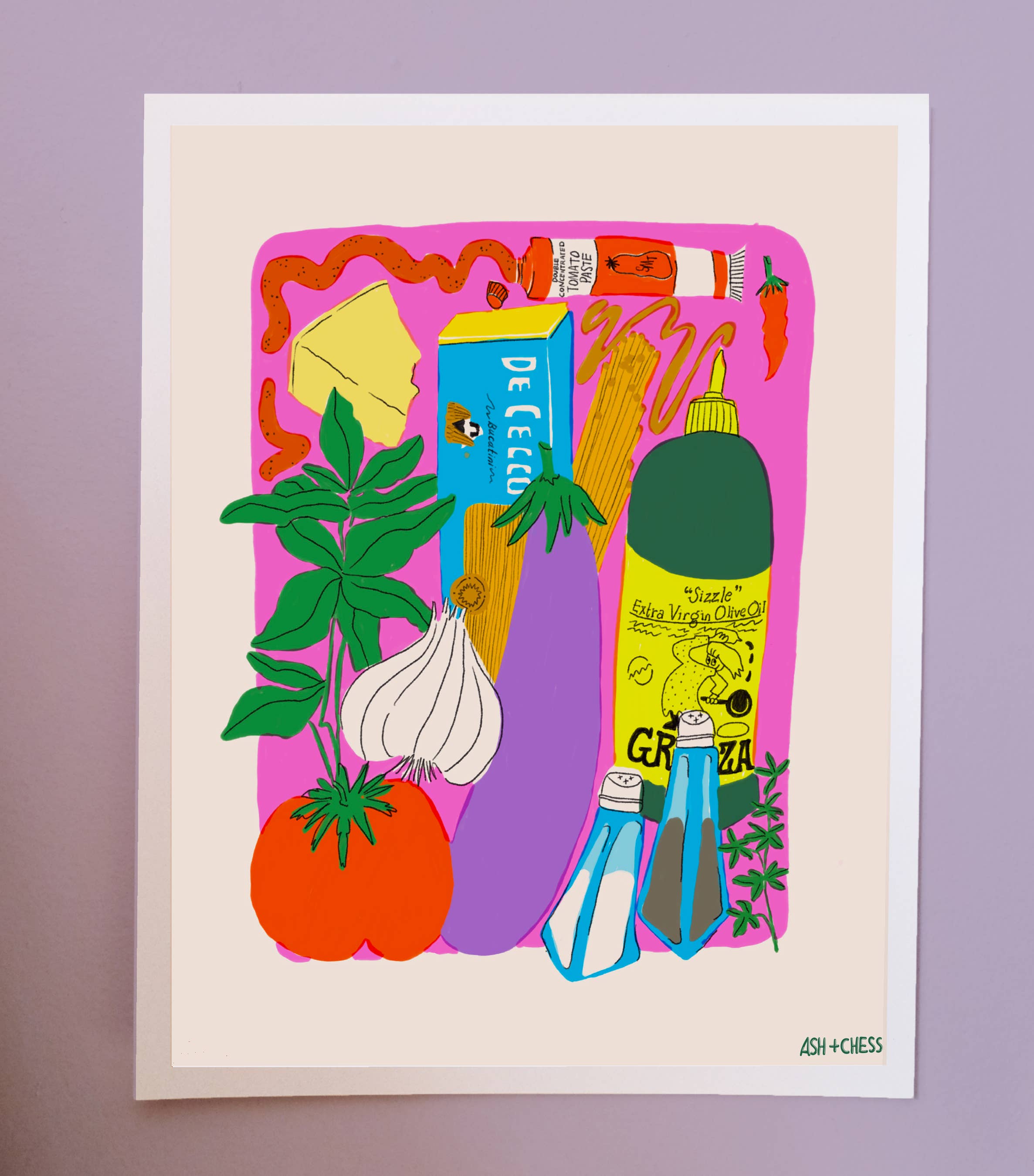 11" x 14" Tomato Sauce Art Print
