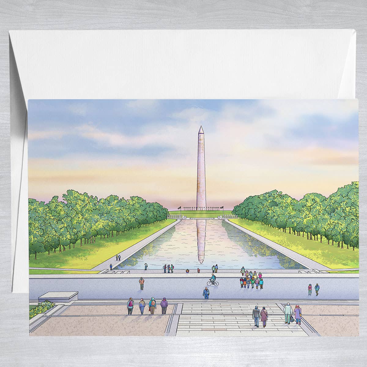Washington Monument - Washington DC - Greeting Card