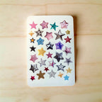 Mixed Media Star Sticker Sheet
