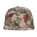 Bold Floral Jacquard 5 Panel Hat Camp Cap | Outdoor Streetwear Hat | HatPhile