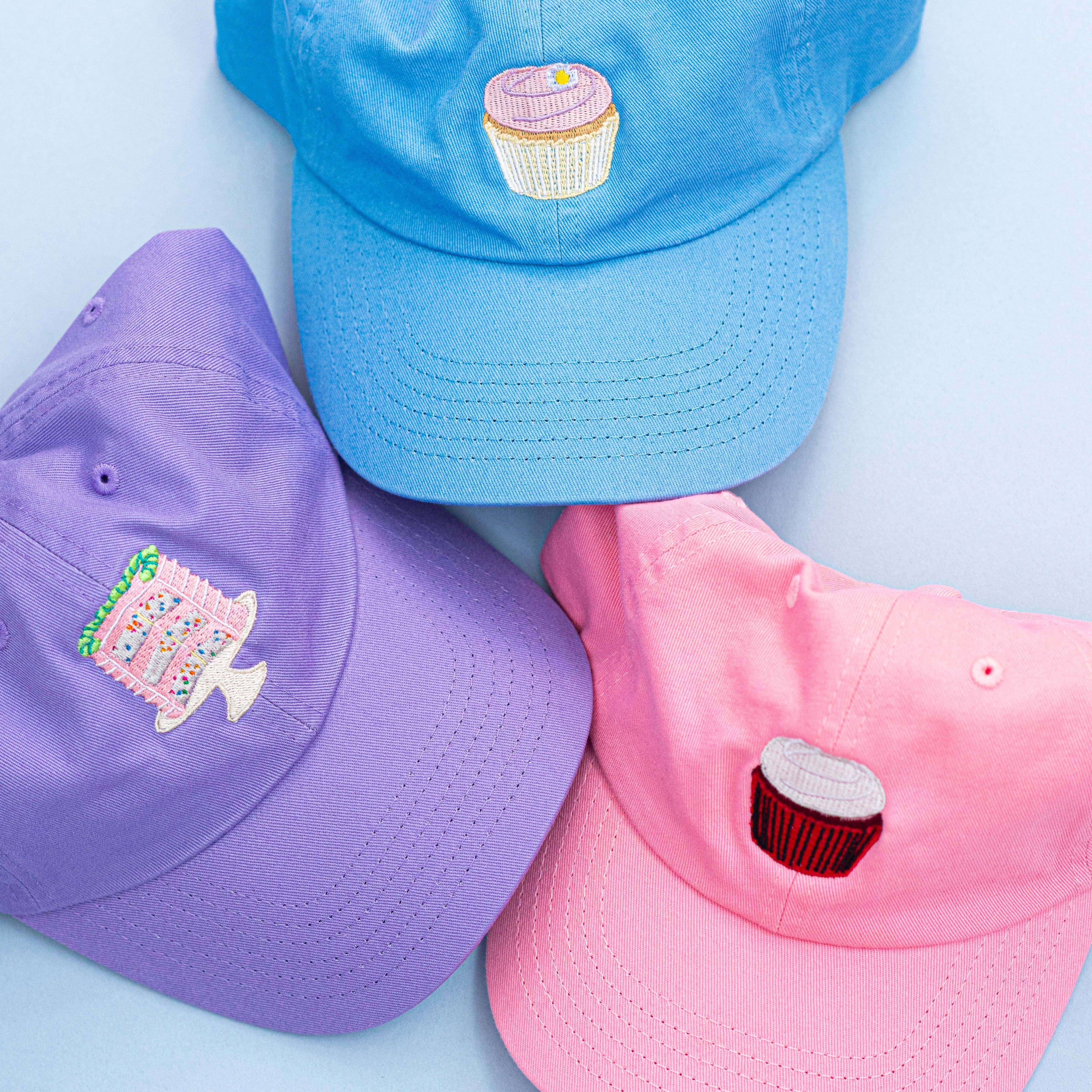 Confetti Cake Embroidered Hat