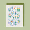 Flower Gallery Greeting Card