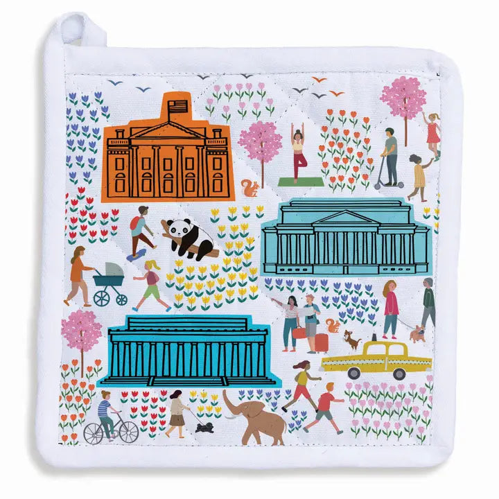 Spring in DC - 2-Sided Potholder