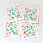 Mah Jong Tiles Cocktail Napkin Set