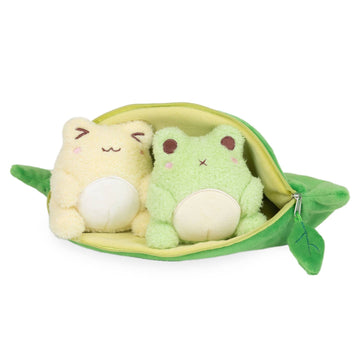 Edawawa (Cute Kawaii Edamame Frog Food Snack Bag Plush)