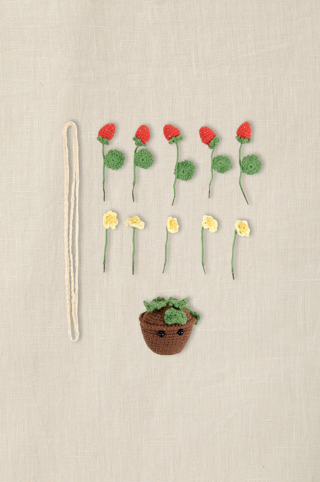 DMC Summer Strawberries Amigurumi Kit
