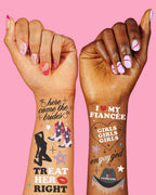 Bride Pride Temporary Tattoos | iridescent, bridal, bach