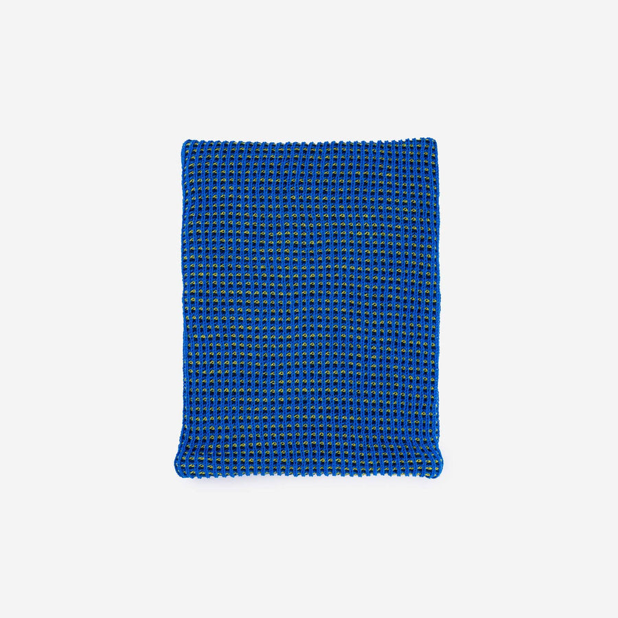 Simple Grid Snood- Cobalt