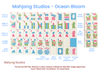 Mahjong Studios – American Mahjong Tile Set Lilac Bloom