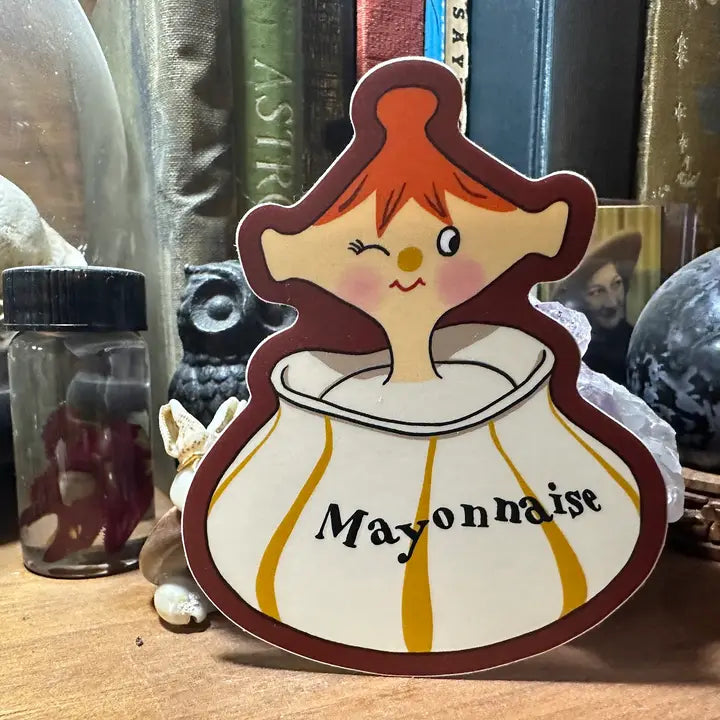 Holt Howard Pixieware Dish Mayonnaise Vinyl Sticker