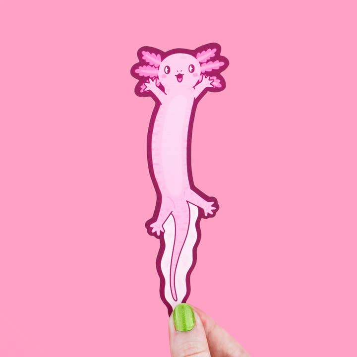 Wiggly Axolotl Bookmark