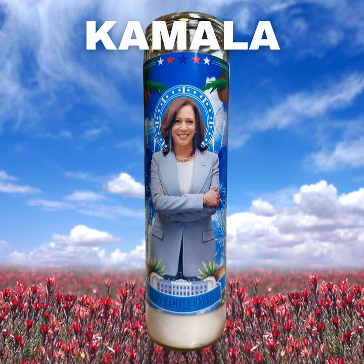 The Luminary Kamala Harris Prayer Saint Candle