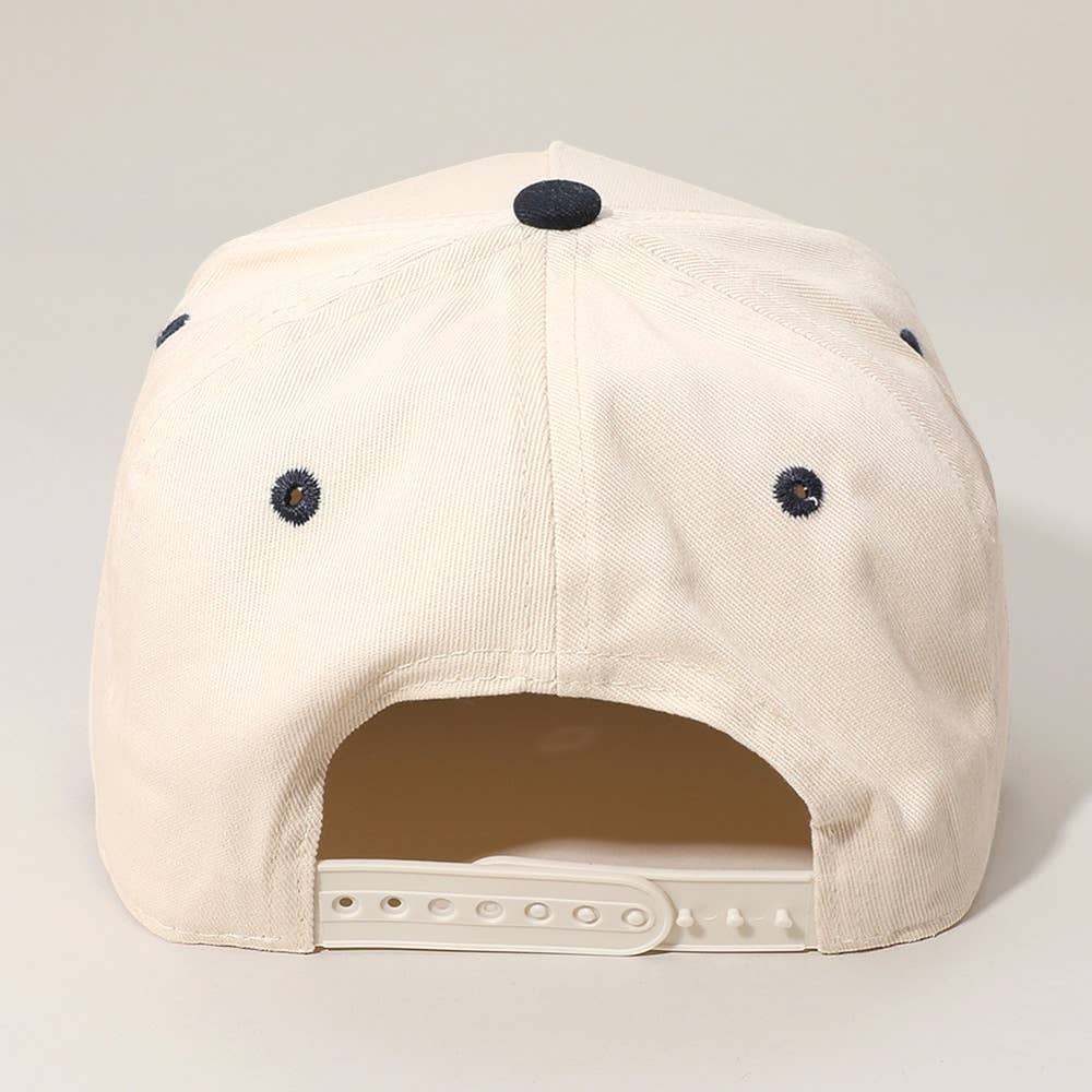 LITERALLY JUST A GIRL Message Embroidered Baseball Cap